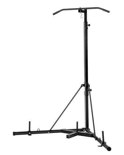 VEVOR Punching Bag Stand, Steel Heavy Duty Workout Training Equipment, Adjustable Height Boxing Punching Stand with Weight...