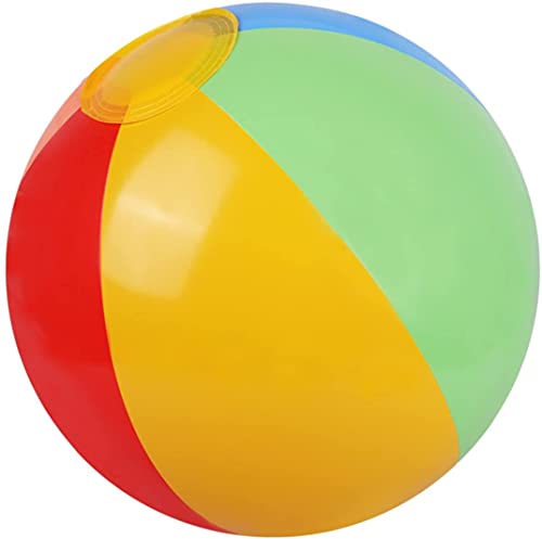 SYZ 12" Beach Balls Bulk - Inflatable Swimming Pool Toys for Kids Birthday Party Supplies Favors Luau Decorations - Blow U...