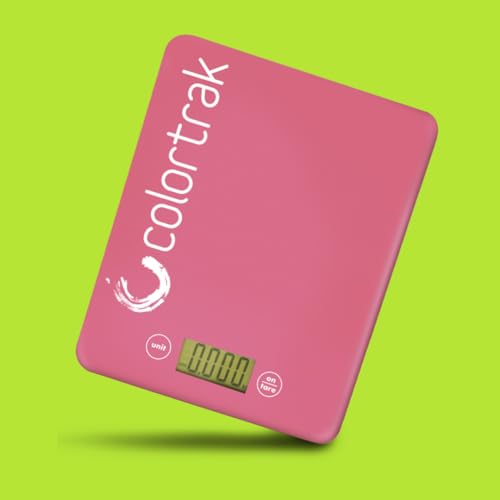 Colortrak Digital Scale, Tempered Glass Scale for Measuring Fits Most Color Trays and Stations, Measures Quantities in lb,...