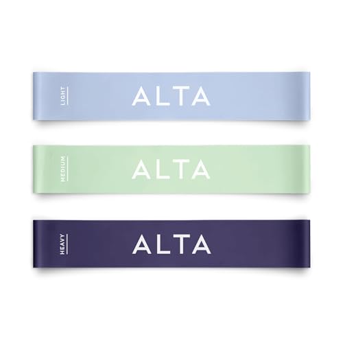 ALTA Mini Loop Bands for Exercise - Premium Durable Latex - Small Resistance Bands for Women, Booty Bands for Working Out,...