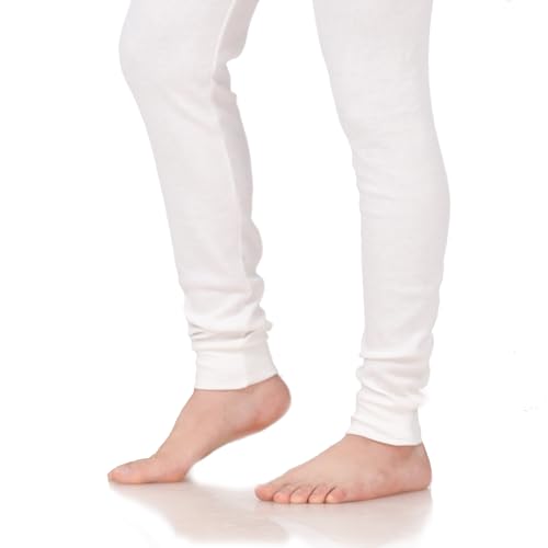 Thermal Underwear Pants for Men Long Johns Cotton Blend Base Layer Waffle Knit Bottoms Classic Cold Weather