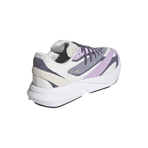 adidas Womens Lightblaze Lace Up Sneakers Shoes Casual - White