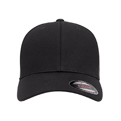 Flexfit 5001 Standard Cotton Twill Structured 6-Panel Fitted Baseball Cap | Bulk Pack Available