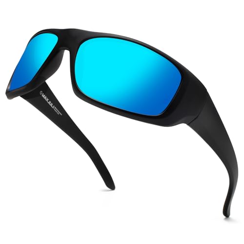 MAXJULI XL Z87 Sports Sunglasses for Big Heads Men Women TR90 Ultralight UV400 Protection Glasses 8700