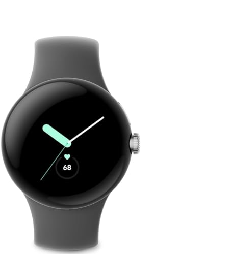 Google Pixel Watch 41mm Smartwatch with LTE WiFi, GPS, BT and Heart Rate Monitor in Bulk Packaging (Polished Silver)