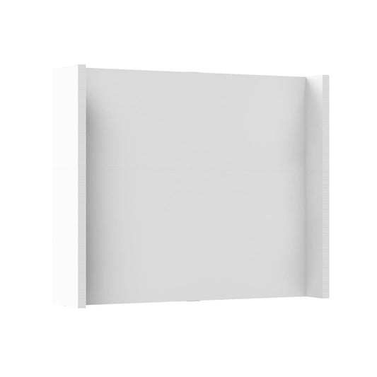 EverPanel Modular 8' x 7' Wall Kit | White with White Trim | Room Divider | Interlocking Wall Panels | Temporary Room Separator | Configurable Partition