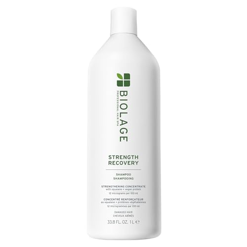 Biolage Strength Recovery Shampoo - Reduces Breakage & Detangles, Instantly Strengthens and Moisturizes, For Damaged Hair,...
