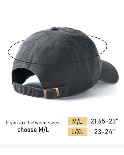 FURTALK Baseball Cap Men Mountain Embroidery Dad Hat Unstructured Soft Vintage Washed Cotton Outdoor Hats for Men