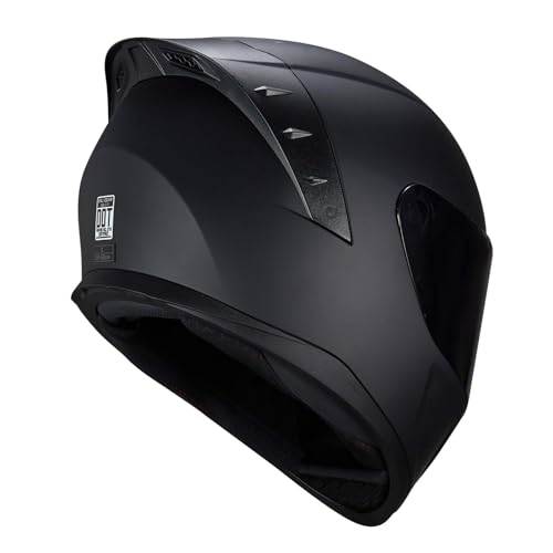 JQF Gear Motorcycle Helmets Full Face WS-611 Street Bike Motorbike Helmet for Adults Men Women DOT Approved