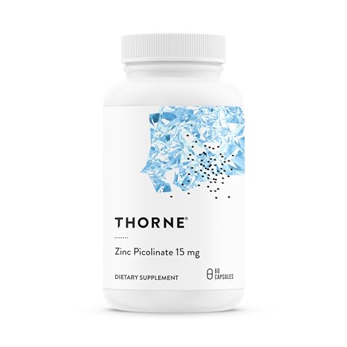 THORNE - Zinc Picolinate 15mg - Highly Absorbable Zinc Supplement - Supports Wellness, Immune System, Eye, Skin, and Repro...