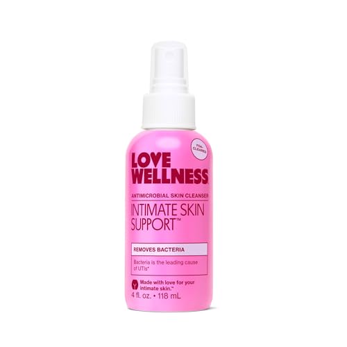 Love Wellness Intimate Skin Support I FDA-Cleared Cleanser Spray I Removes Buildup & Soothes Irritated Skin, Hypochlorous ...