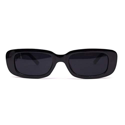 JUSLINK Rectangle Sunglasses for Womens Trendy Retro Fashion 90s Sunglasses UV 400 Protection Square Frame Eyewear