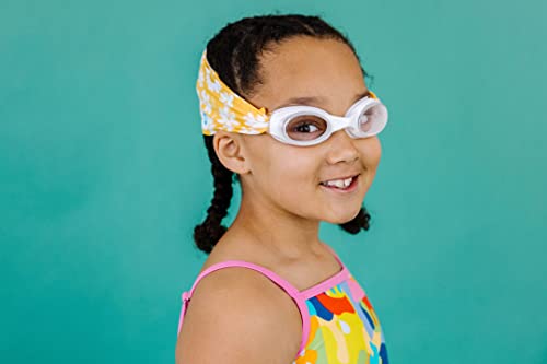 Splash Place SWIM GOGGLES with Fabric Strap - Adult & Kids Swim Goggles - Around The World Theme