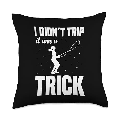 Jump Rope Athlete Weighted jump Rope Skipping Rope Throw Pillow