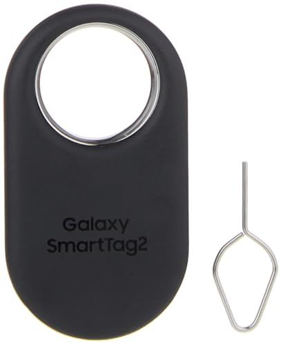 Samsung SmartTag2 (2023) Bluetooth + UWB, IP67 Water and Dust Resistant, Findable via App, 1.5 Year Battery Life - Black (...