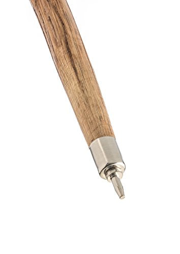 SE Survivor Series Wooden Walking/Hiking Stick, Hand-Carved Eagle Design, Hard Pine Wood, Rope Wrapped for Steady Grip, Wr...