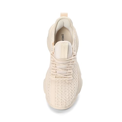 DREAM PAIRS Women's Platform Chunky Fashion Sneakers Slip on Walking Stylish Lightweight Classic Casual Sneaker