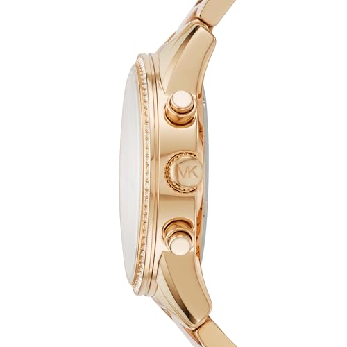 Michael Kors Bryant Chronograph Women's Watch, Stainless Steel and Pavé Crystal Watch for Women
