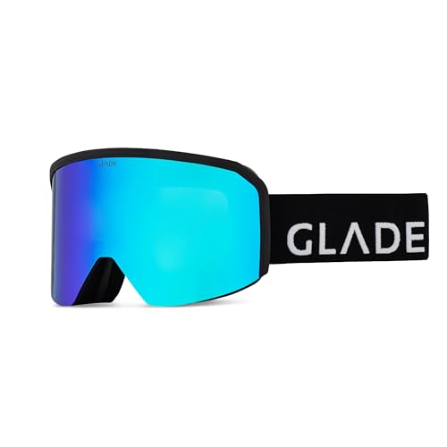 GLADE Mesa Ski Goggles – Anti-Fog, Interchangeable Lens System, 100% UVA/UVB Protection, Medium Fit, Designed in Colorado