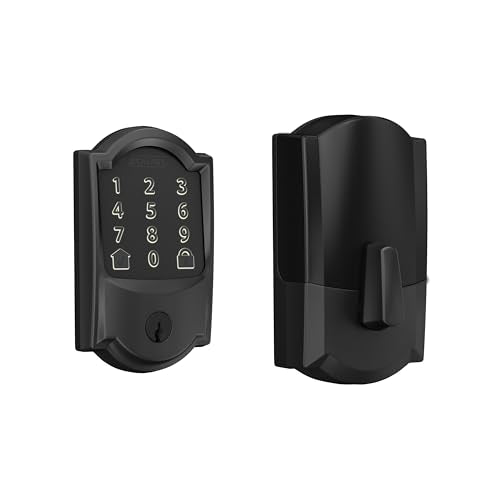Schlage Encode Smart WiFi Deadbolt Lock for Front Door - Keyless Entry with App or Touchscreen - Works with Alexa, Hey Goo...