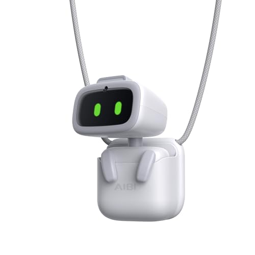 Aibi Pocket Pet - Wearable Robot | ChatGPT Powered AI Companion with Voice Commands, Emotional Interaction, Singing & Danc...