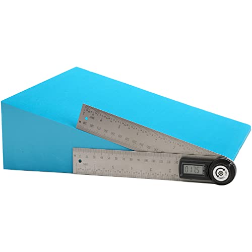 DEAYOU 2 Pack Yoga Foam Wedge, 13" EVA Foam Calf Stretch Slant Board for Lower Leg Strength Improve, Squat Wedge Incline B...