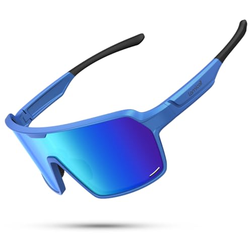 Lamicall XL Size Polarized Sports Sunglasses for Men Women, Large UV400 Protection Sun Glasses, Running Cycling Baseball