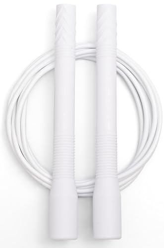 Elite Jumps Fit Rope or Fitness - Premium 4mm Pvc Speed Jump Rope - Indoor and Outdoor Exercise - Adjustable Cables, Aerob...