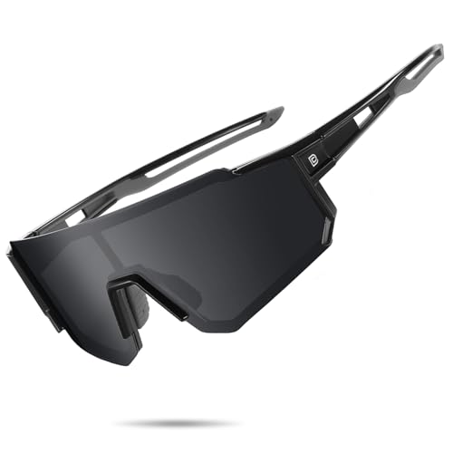 DUCO Polarized Sports Sunglasses for Men Women UV400 Protection Baseball Cycling Running Fishing Sunglasses DC0068
