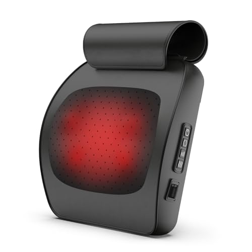 iKristin Back Massager,Back and Neck Massager with Heat,Shiatsu Deep Tissue Back Massager,Electric Massage Pillow for Shou...