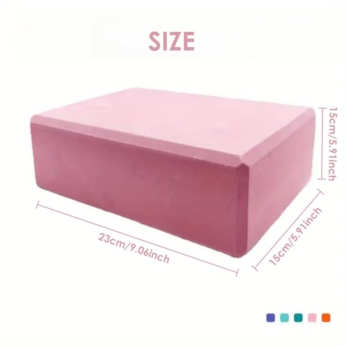 Non-Slip High-Density Yoga Foam Block – Balance & Support for Yoga, Pilates & Meditation