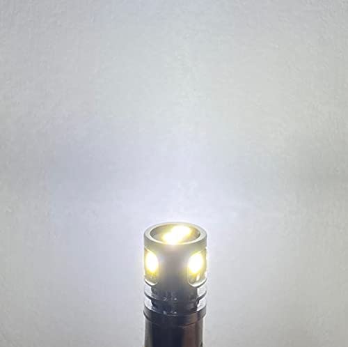 Aero-Lites.Com Led Replacement Bulb, T3Dv Miniature Bayonet Base, 12/28Vdc, 2-Pack, Bright White, Aluminum
