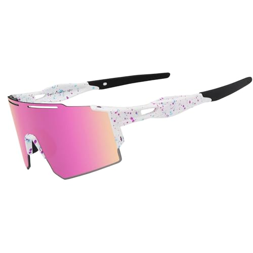 Eninedeuisou Sunglasses Cycling Glasses TR90 Frame for Men Women, Running Cycling outdoor Sports.
