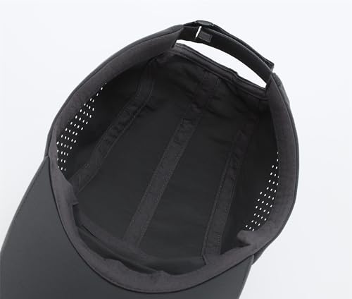Connectyle Men's Breathable Run Hat Quick Dry Reflective Sport Cap Adjustable Lightweight Baseball Hat Unstructured Design