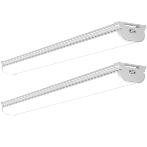 Barrina LED Shop Lights for Workshop 4FT, 5000K Daylight White, 45W, 5000LM, Hidden Wiring, Linkable 4FT Light Fixture Cor...