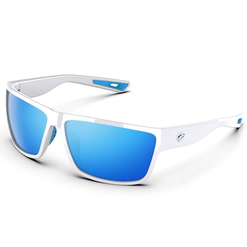 TOREGE Polarized Sports Sunglasses for Men and Women Cycling Running Golf Fishing Sunglasses TR26