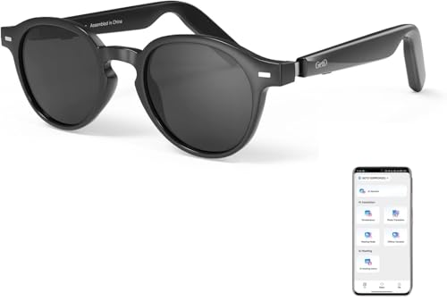 GetD 2026 New AI Glasses for Men & Women, Smart Sunglasses Powered by ChatGPT with 145-Language Translation, Bluetooth 5.4...
