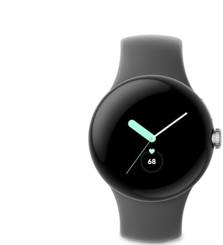 Google Pixel Watch 41mm Smartwatch with LTE WiFi, GPS, BT and Heart Rate Monitor in Bulk Packaging (Polished Silver)