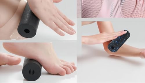 Mrxxjz Mini Foam Roller and Massage Ball Set, 6-Inch Small Foam Roller & 3.2-Inch Ball for Travel, Back, Legs, and Muscle ...
