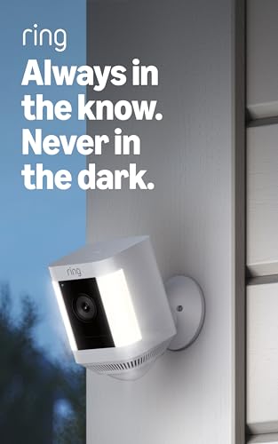 Ring Spotlight Cam Plus, Battery (newest model), Home or business security with HD video, Two-Way Talk, Color Night Visio...