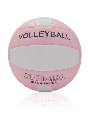VerdeFlow Volleyball Ball Official Size 5 Volleyballs for Indoor Outdoor Beach Pool Game Play for Team Beginners Professio...