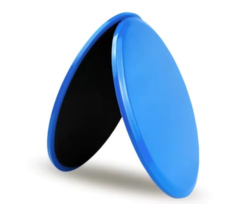Zwxejcb 2-Pack Exercise Sliders & Fitness Discs – Dual-Sided Exercise Gliding Discs for Core Workouts & Pilates. Use on Ca...