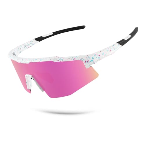 BangLong Polarized Sports Sunglasses for Men Women - UV400 Protection Sun Glasses for Cycling Running Baseball Fishing Hiking