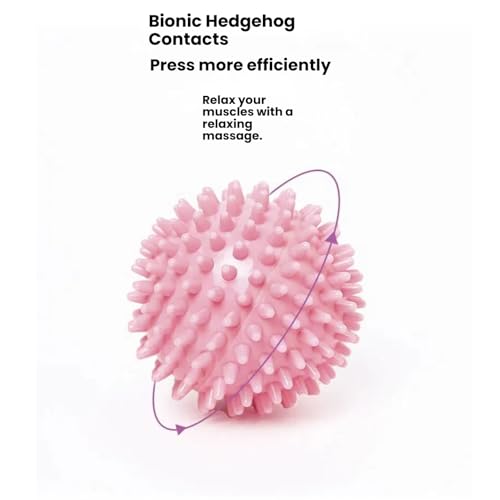 Massage Ball - Spiky for Deep Tissue Back Massage, Foot Massager, Plantar Fasciitis & All Over Body Deep Tissue Muscle The...