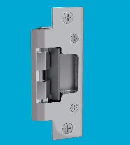 HES 8000C Complete Pac for Latchbolt Locks, Includes The 801 & 801A faceplates, Satin Stainless Steel (630), Dual Voltage (12/24 VDC/VAC) (1)