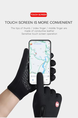 XPSZDBS Gloves - Touch Screen Windproof, Warm & Adjustable. Perfect for Outdoor Running, Cycling, Fishing, Skiing & More