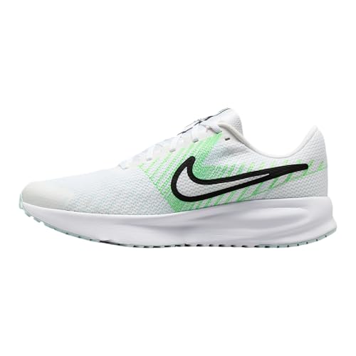 Nike Men's Run Defy Road Running Shoes, White/Black-Glacier Blue-Green Strike, 11.5