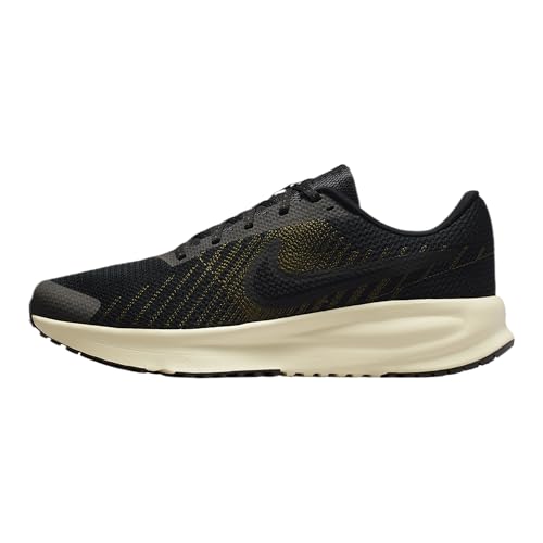 Nike Men's Run Defy Road Running Shoes, Black/Black-Dark Hazel-Light Khaki, 11.5
