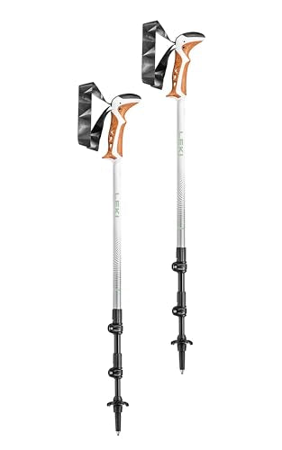 LEKI Jannu Aluminum Adjustable Lightweight Walking Poles for Trekking & Hiking