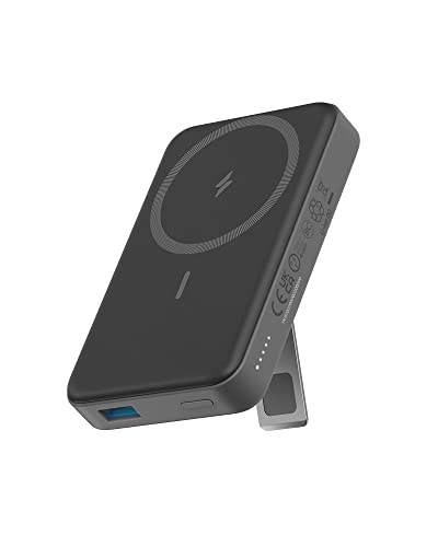 Anker 633 Magnetic Battery, 10,000mAh Foldable Wireless Portable Charger, 20W USB-C Power Delivery Power Bank with Stand, ...